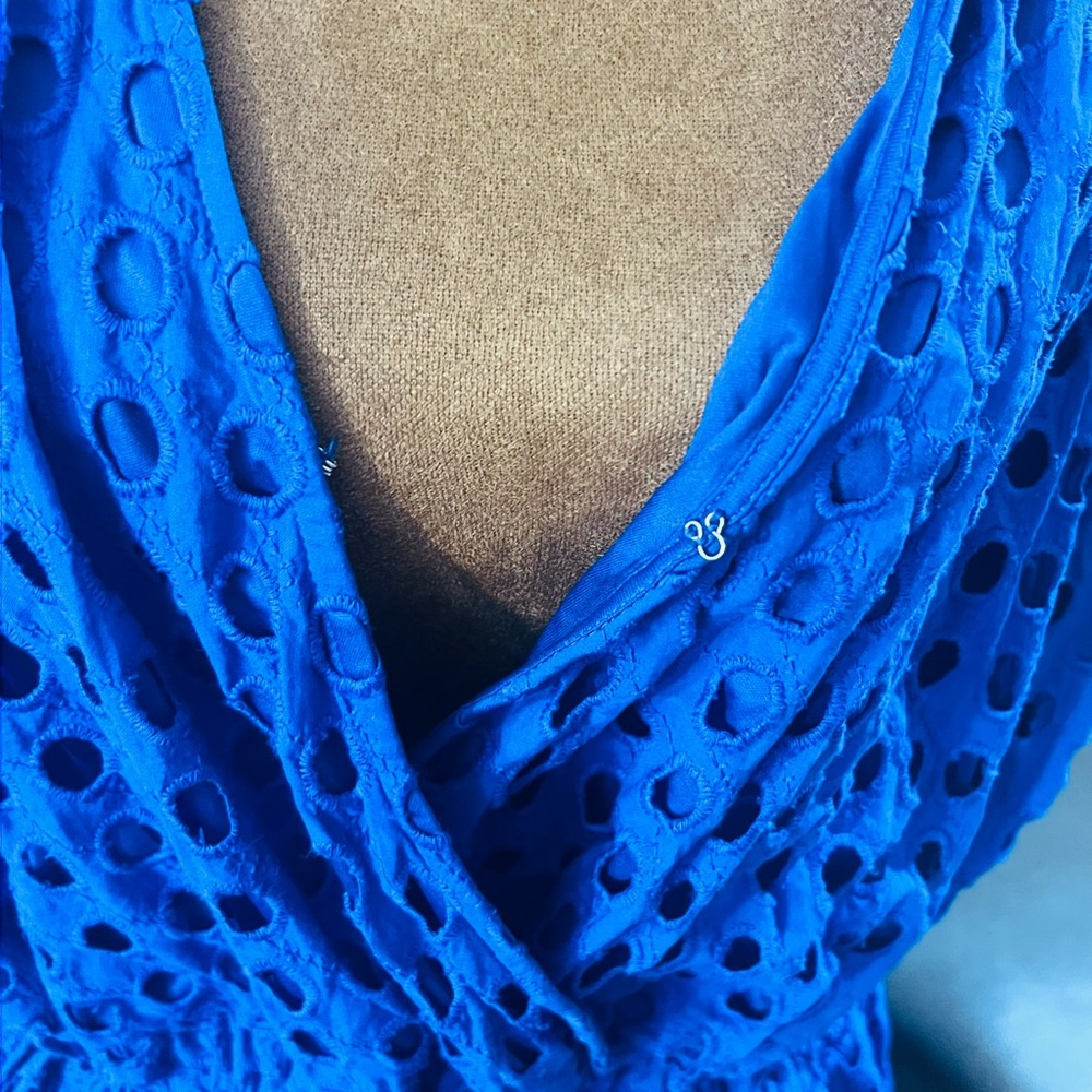 XL Vera Wang Smocked Short Dress - Picture 11 of 13